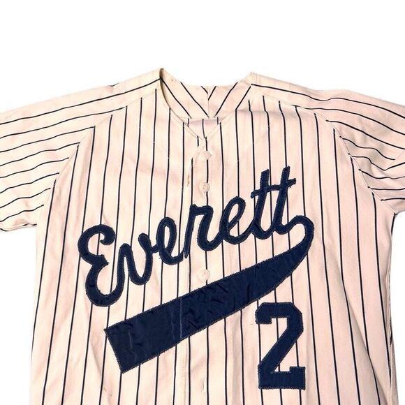 American Vintage Russell Athletic Everett Mariners Baseball Jersey 2 Size 36 - Picture 2 of 6